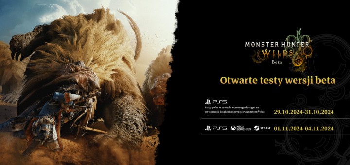 Zagraj w Monster Hunter Wilds za darmo. Otwarte testy Beta na PC i konsolach startują za tydzień!