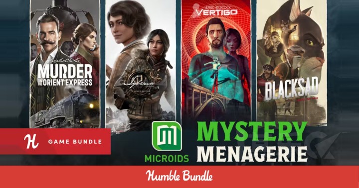 Zestaw pełen tytułów na PC od Microids w Humble Bundle. Próg za 1€ z pięcioma grami Steam!