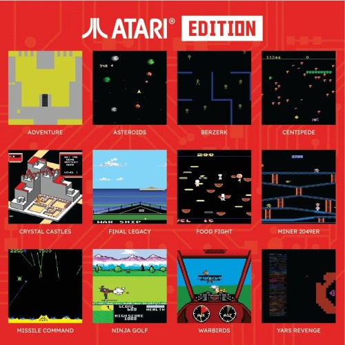 Gry Evercade Hyper Mega Tech Super Pocket Atari Edition