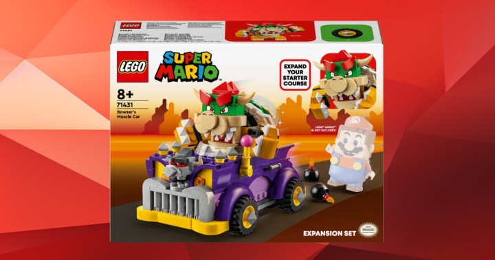Promocja na LEGO Super Mario Muscle car Bowsera