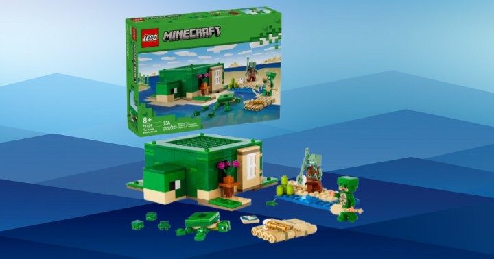 LEGO Minecraft - Domek na plaży żółwi