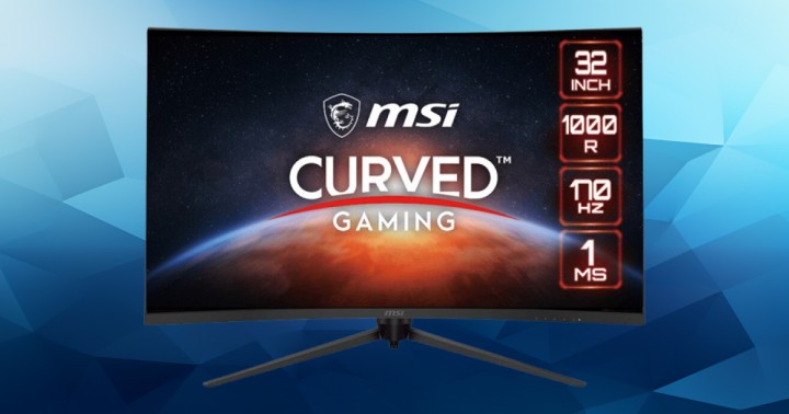 Monitor MSI G321CQP E2 (31,5", 2560 x 1440px, 170 Hz, 1ms, Curved)