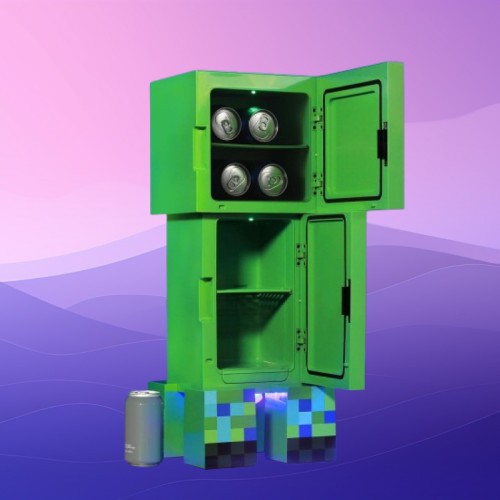 Mini lodówka dla graczy tanio w Amazon PL. Minecraft Creeper Cooler (8 litrów) już za 300 zł!