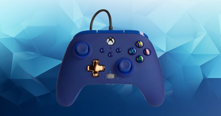Kontroler PowerA Enhanced Midnight Blue do PC i konsol Xbox
