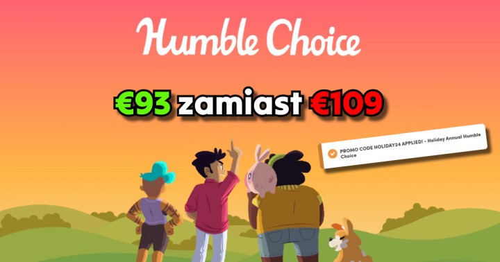 Promocja na 12 miesięcy Humble Choice. Rok usługi za 399 zł (zamiast 470 zł) na Black Friday!