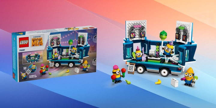 Promocja na LEGO Imprezowy autobus Minionków. Zestaw 379 klocków za 99,99 zł na Allegro