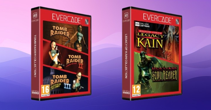 Pudełkowe klasyki z serii Legacy of Kain i Tomb Raider na konsolę Evercade tanio w Empiku