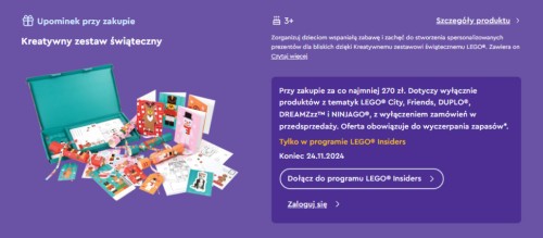 Wyprzedaż Weekend LEGO Insiders 2024 w Sklepie LEGO. Wybrane zestawy do 700 zł taniej!