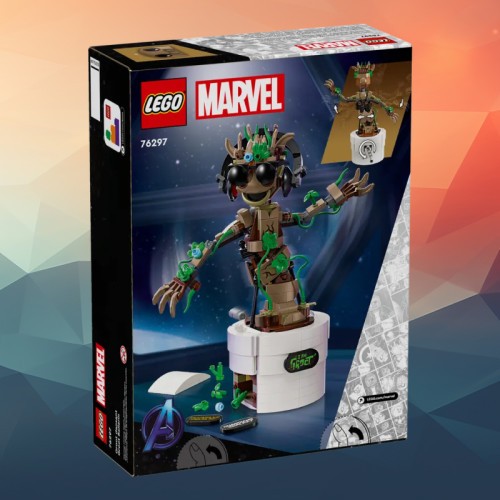 Zestaw LEGO Marvel Tańczący Groot (459 elementów) już za 147,99 zł w Media Expert
