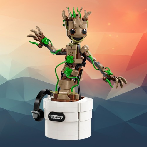 Zestaw LEGO Marvel Tańczący Groot (459 elementów) już za 147,99 zł w Media Expert