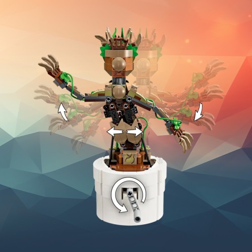 Zestaw LEGO Marvel Tańczący Groot (459 elementów) już za 147,99 zł w Media Expert