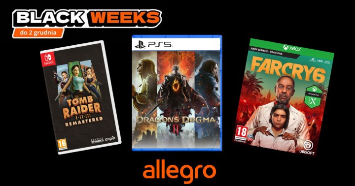 Promocje na gry konsolowe na Allegro Weeks