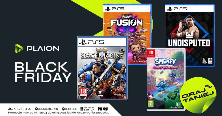 Promocje na Black Friday PLAION