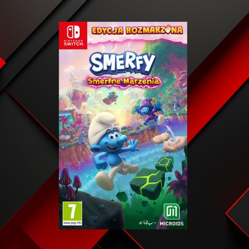 Pudełko Smerfy Smerfne Marzenia na Nintendo Switch