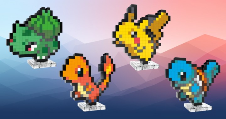 Klocki MEGA Pokémon Pixel tanio w Empiku. Bulbasaur, Charmander i Pikachu po 54,99 zł!