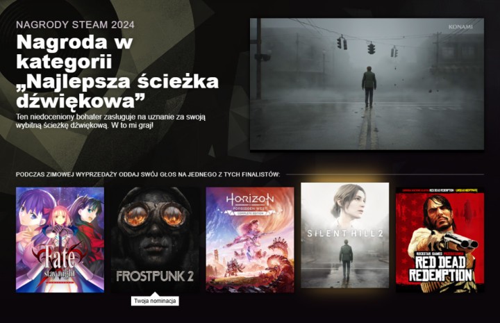 Poznaliśmy nominacje do Nagród Steam 2024. Głosowanie rozpocznie się wraz z Winter Sale!