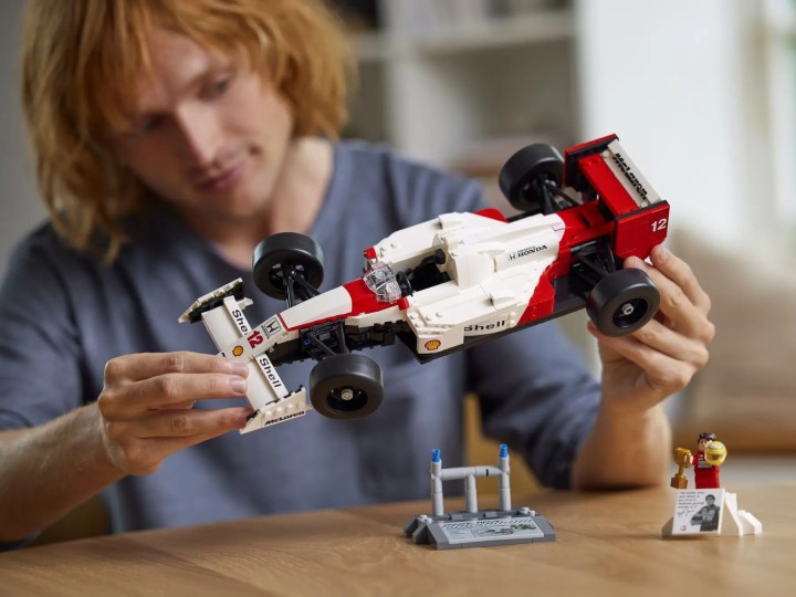 LEGO McLaren MP4/4 i Ayrton Senna