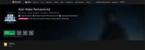 Gra Alan Wake Remastered za darmo! Jeden prosty trik i odbierasz tytuł na konsole Xbox