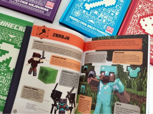 Kolekcja wszystkich podręczników gracza Minecraft (480 stron) za 84,86 zł na Allegro