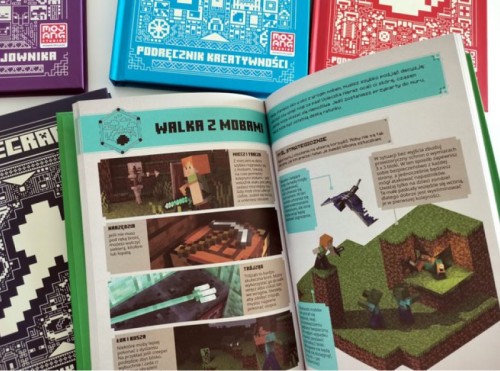 Kolekcja wszystkich podręczników gracza Minecraft (480 stron) za 84,86 zł na Allegro
