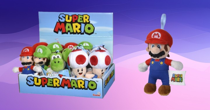 Licencjonowana maskotka Super Mario Brelok od Simba za jedyne 19,99 zł w Media Expert