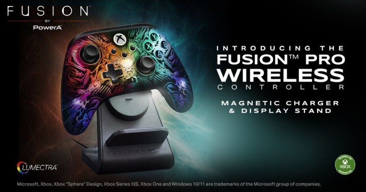 Pad PowerA Fusion PRO Lumectra z Ghost RGB i efektem Halla + ładowarka za 499 zł w Empiku