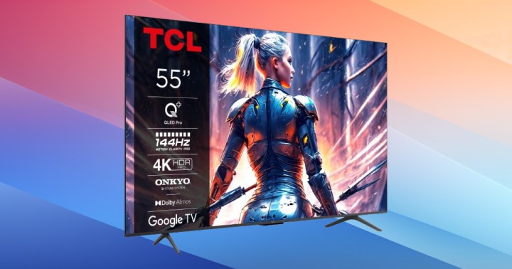 Telewizor TCL 55C75B (55", 144 Hz, QLED, HDMI 2.1, Dolby Vision) za 2490 zł w Media Expert