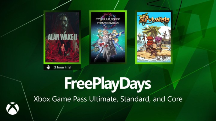 Zagraj w Alan Wake 2 za darmo! Sprawdź trzy kolejne gry w Xbox Free Play Days