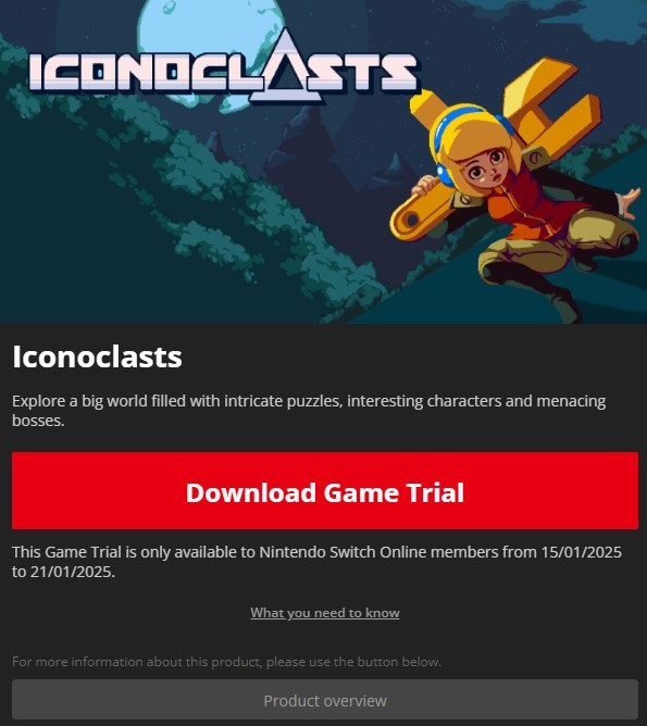 Iconoclasts za darmo w ramach NSO