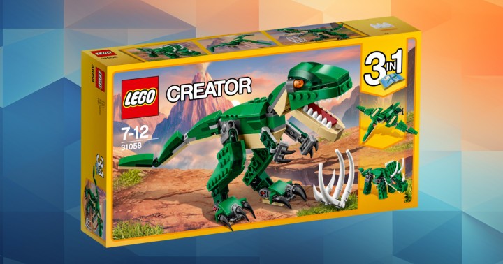 Promocja na LEGO Creator 3w1 Potężne Dinozaury