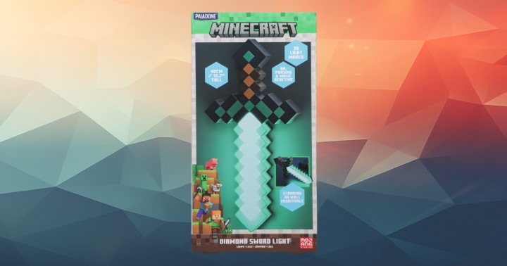 Promocja na Paladone Minecraft Diamond Sword Light