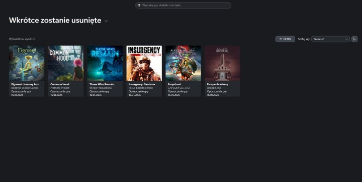 Lista gier usuniętych z Xbox Game Pass w styczniu 2025 r