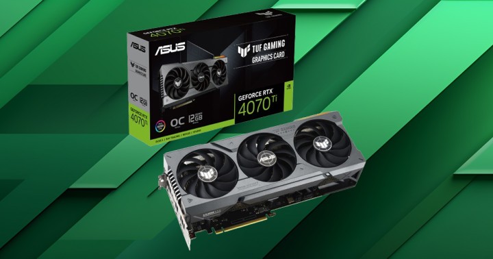 Karta graficzna ASUS TUF Gaming GeForce RTX 4070 Ti OC 12GB
