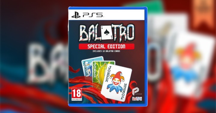 Pudełkowe Balatro Special Edition na PlayStation 5