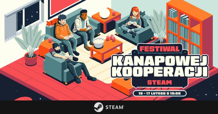 Festiwal Kanapowej Kooperacji oraz Oferta Śródtygodniowa na Steam. Gry PC do 90% taniej!