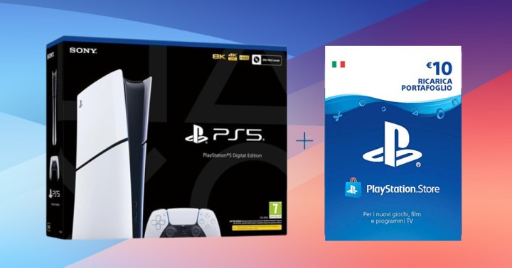 Konsola PlayStation 5 Slim Digital + doładowanie 10€ do PSN za jedyne 1509 zł w Amazon IT!