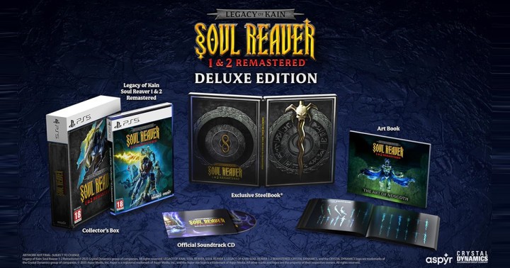 Legacy of Kain Soul Reaver 1 & 2 Remastered Deluxe Edition na PS5 i Switch za 194 zł w Amazon