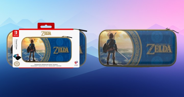 Licencjonowane etui na Switcha tanio w RTV Euro AGD. Model PDP Zelda Hyrule Blue za 39,99 zł!
