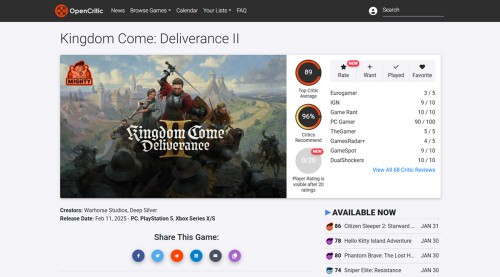 Recenzje Kingdom Come Deliverance 2 - mamy HIT i kandydata do GOTY!