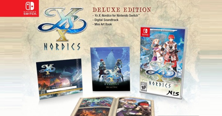 Świetna promocja na Ys X Nordics Deluxe Edition. Pudełko na Switcha za 149,99 zł w Media Expert!