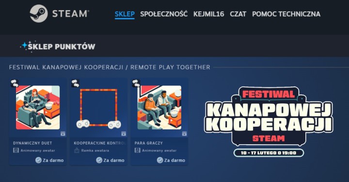 Udekoruj swój profil Steam! Kolejny zestaw cyfrowych bonusów za darmo w Sklepie Punktów
