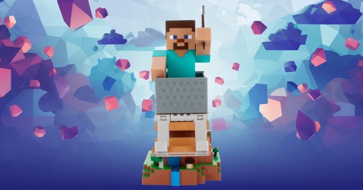 Promocja na Cable Guys Minecraft Steve