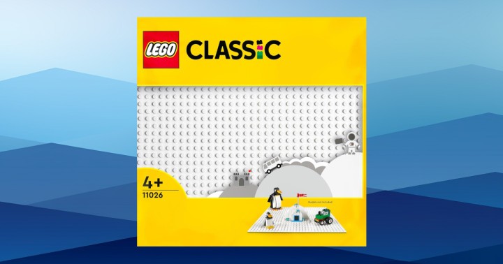 Promocja na LEGO Classic Biała płytka konstrukcyjna