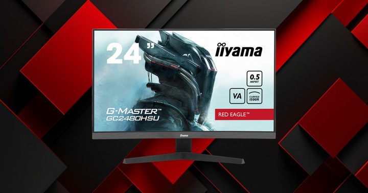 Monitor iiyama G-Master GC2480HSU-B1 (24", FullHD, 180Hz, Curved)