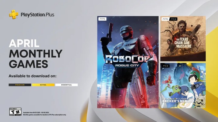 Kwiecień 2025 w PlayStation Plus Essential. RoboCop Rogue City oraz dwie inne gry!