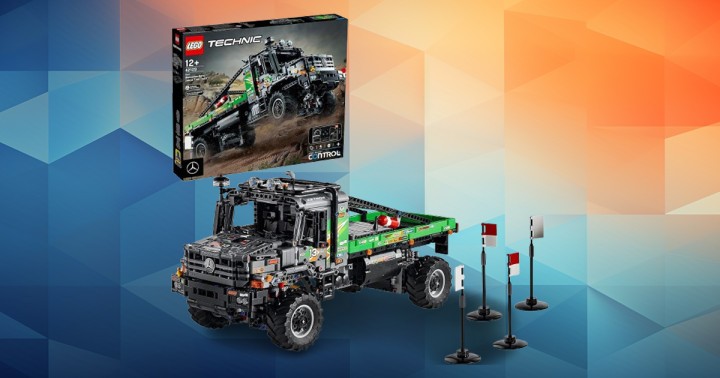 LEGO Technic - Ciężarówka Mercedes-Benz Zetros z napędem na 4 koła