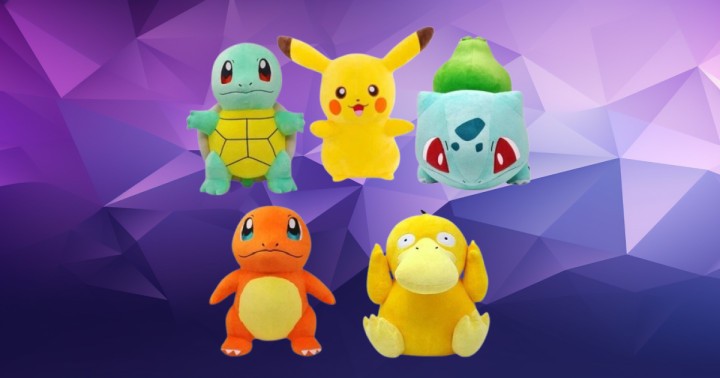 Promocja na zestaw pluszaków Pokémon w Empiku. Pięć maskotek (25 cm) już za 138,99 zł!