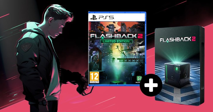 Pudełkowe Flashback 2 Limited Edition na PS5 + Steelbook za jedyne 29,99 zł w Media Markt