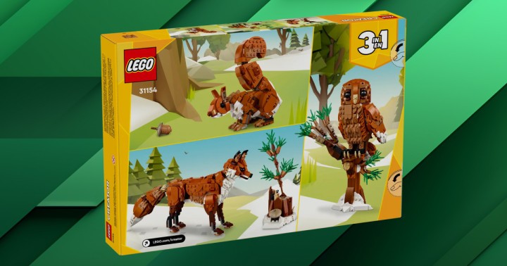 Promocja na LEGO Creator 3w1 Leśne zwierzęta