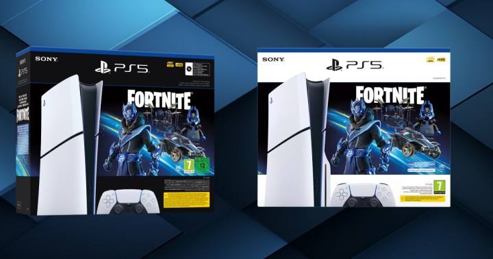 Promocja na Sony PlayStation 5 Slim Fortnite Cobalt